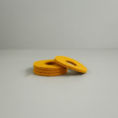 Circle Napkin Ring Set / Turmeric