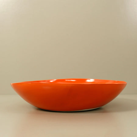 Davistudio Small Low Serving Bowl / Clementine