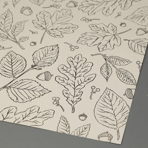 Paper Placemat Pack / Coloring Leaves