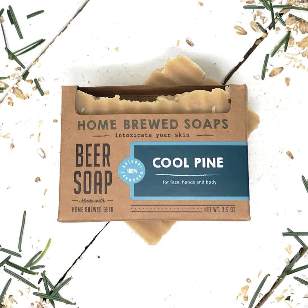Home Brewed Soap Bars / Cool Pine