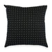 Cross Stitch Pillow / Charcoal