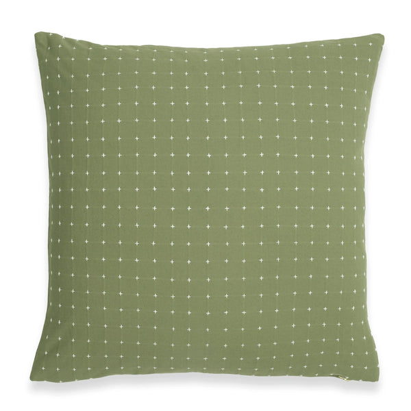 Cross Stitch Pillow / Sage