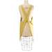 Cotton Cross Back Apron / Mustard