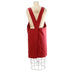 Cotton Cross Back Apron / Raspberry