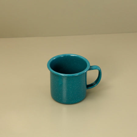 Stinson Enamelware Mug 12oz / Turquoise Speckle