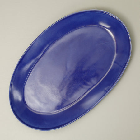 Davistudio Large Oval Platter / Cobalt