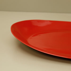 Davistudio Large Oval Platter / New Red