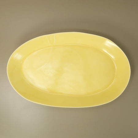 Davistudio Large Oval Platter / Yellow