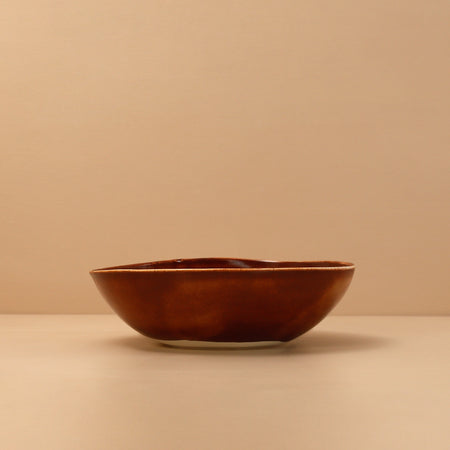 Davistudio Veggie Serving Bowl / Shino