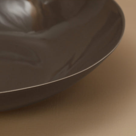 Davistudio Small Low Serving Bowl / Charcoal