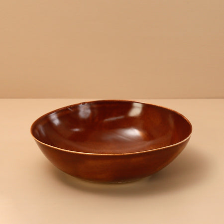 Davistudio Veggie Serving Bowl / Shino