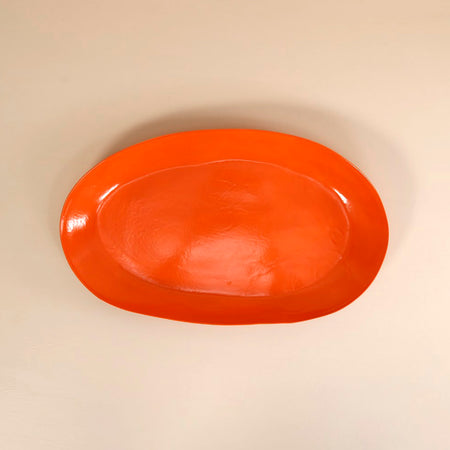 Davistudio Large Oval Platter / Clementine