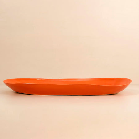 Davistudio Large Oval Platter / Clementine