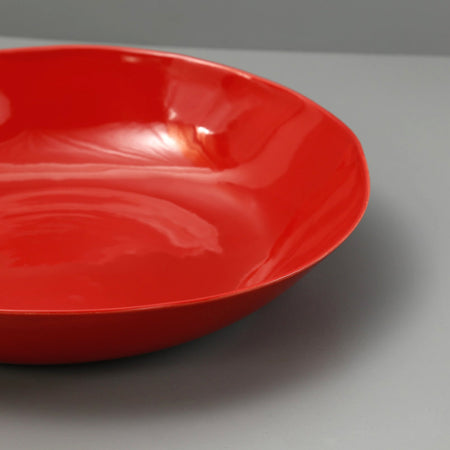 Davistudio Small Low Serving Bowl / New Red