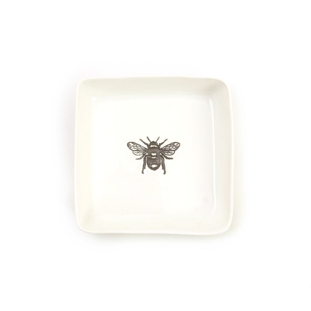 Davistudio Square Trinket Tray / Honeybee