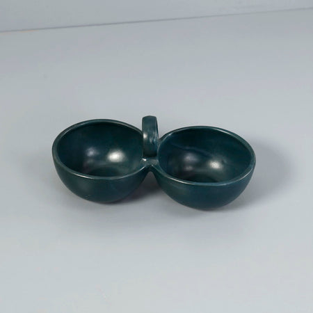 Desmond Double Sauce Bowl / Midnight Teal