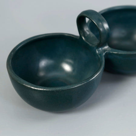 Desmond Double Sauce Bowl / Midnight Teal