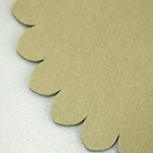 Graf Lantz Felt Scallop Trivet / Dew