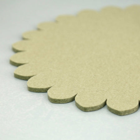 Graf Lantz Felt Scallop Trivet / Dew