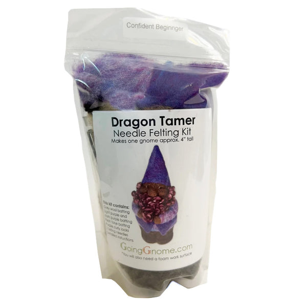 Needle Felting Kit / Dragon Tamer Purple