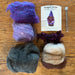 Needle Felting Kit / Dragon Tamer Purple