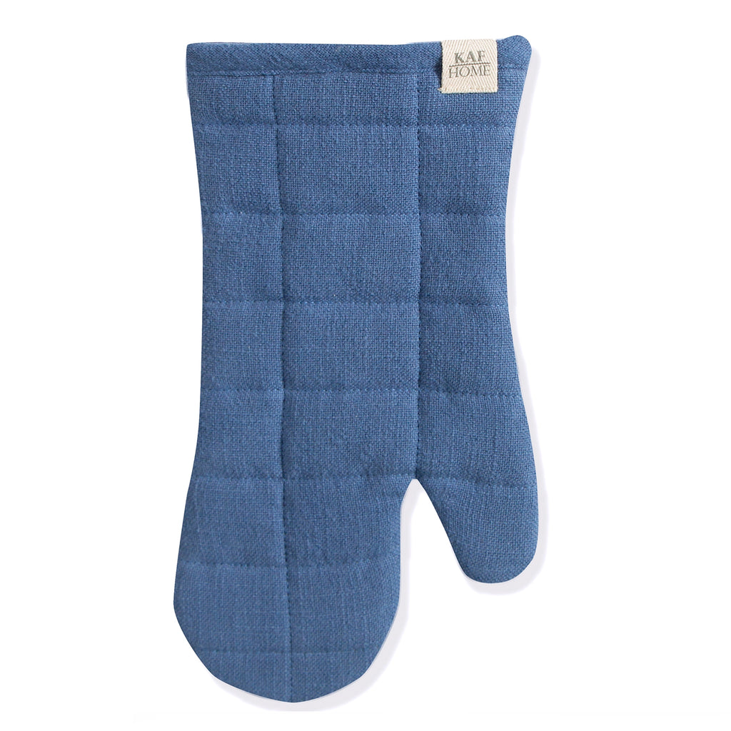 Monaco Quilted Oven Mitt / Dutch Blue