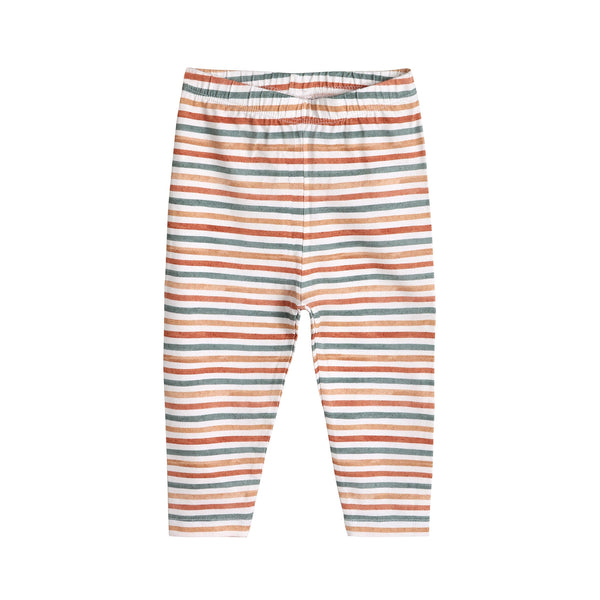 Baby Leggings / Earthy Stripes