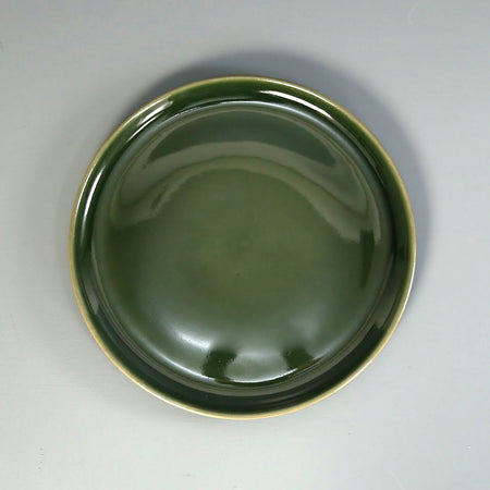 Edan Flat Dinner Plate / Green