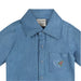 Eli Embroidered Pocket Denim Baby Jumpsuit
