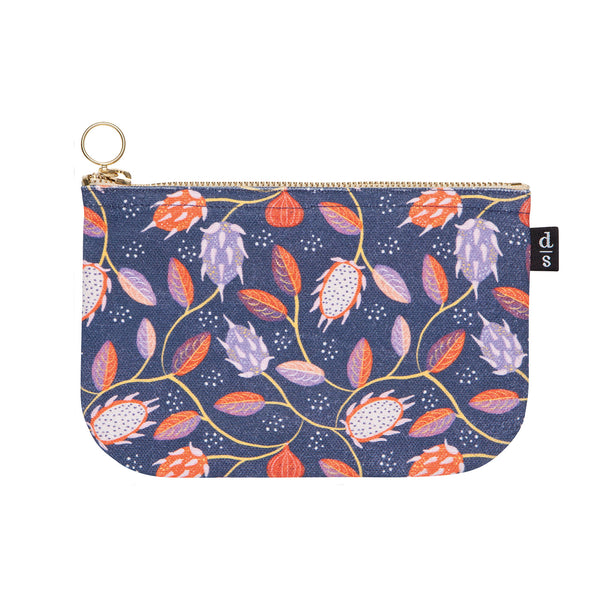 Small Zipper Flat Pouch / Ember