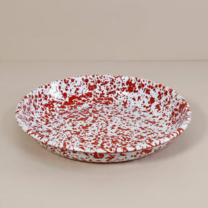 Enamelware / Red Marble