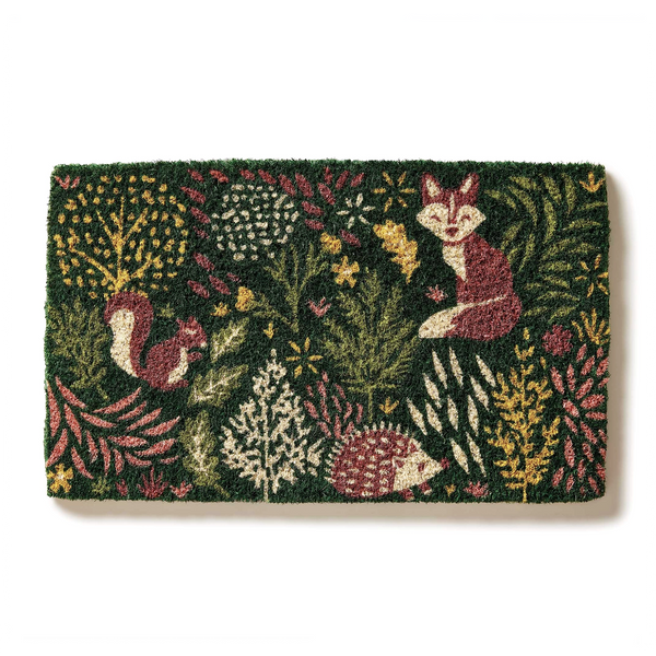 Coconut Fiber Doormat / Woodland Wonder