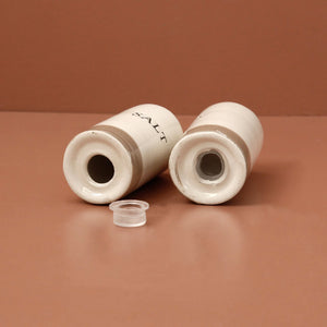 Farmhouse Ceramic Salt & Pepper Shakers
