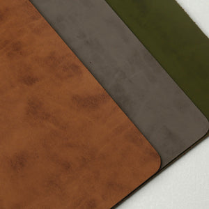 Faux Leather Placemats / Rectangle / Green