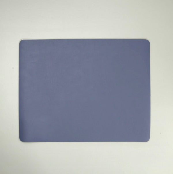 Faux Leather Rectangle Placemats / Marine