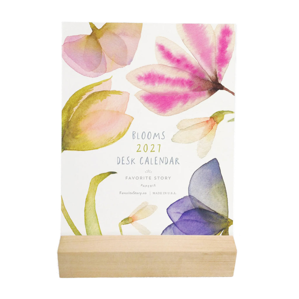 2027 Favorite Story Desk Calendar / Blooms
