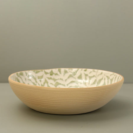 Terrafirma Medium Serving Bowl / Fern / Citrus