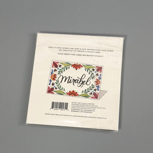 Hester & Cook Paper Place Cards / Fiesta Floral