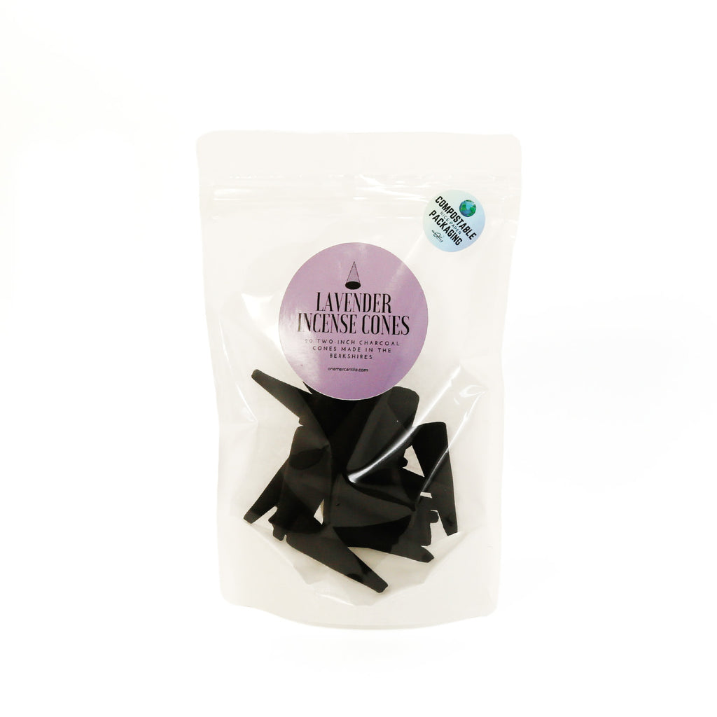 Essential Oil Incense Cones / French Lavender 20pcs