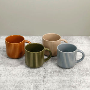 Fluted Mug / Cognac