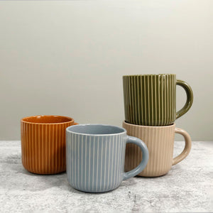 Fluted Mug / Cognac