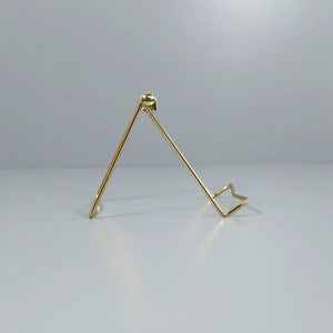 Folding Wire Stand/ Gold