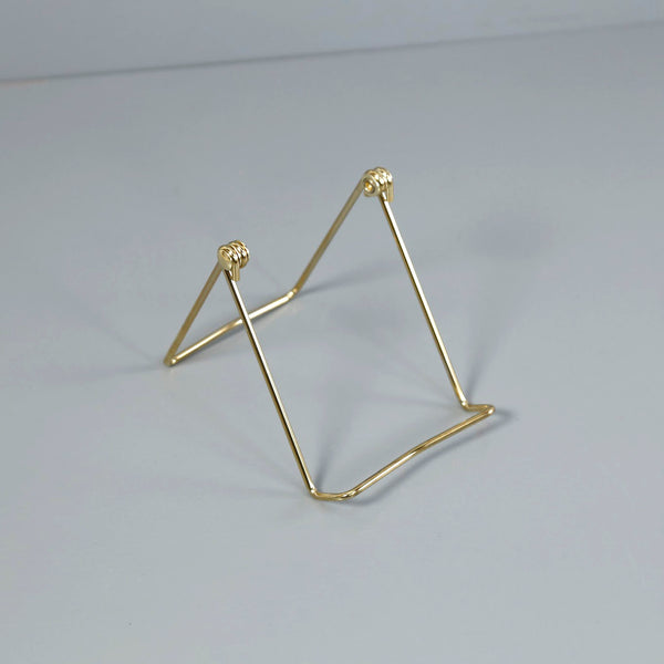 Folding Wire Stand/ Gold