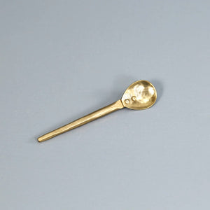 Forged Brass Mini Spoon / Gold