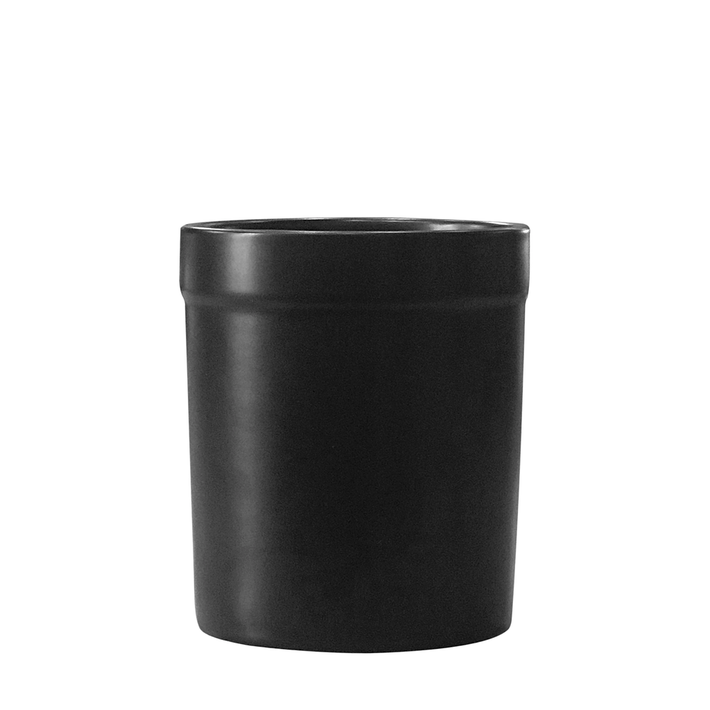 Stoneware Utensil Holder / Black