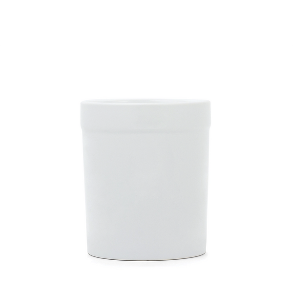 Stoneware Utensil Holder / White