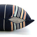 Outdoor Square Pillow / French Striped Navy