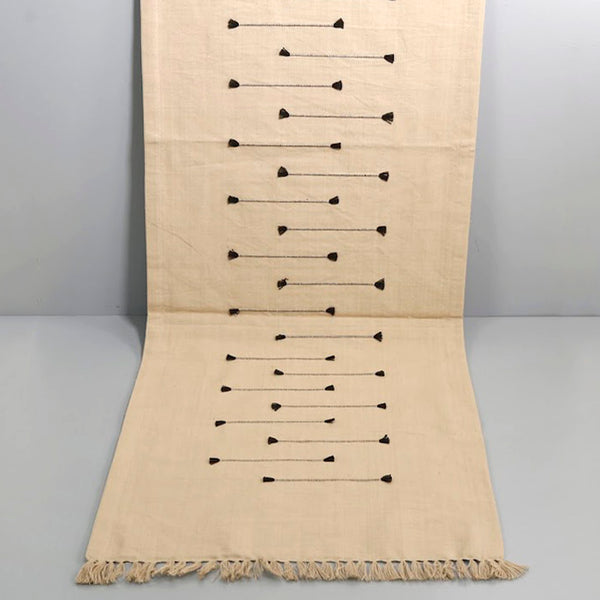 Fringe Line Table Runner / 16" x 72"