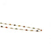 Gold Plated Rainbow Beaded Necklace / Warm Agate