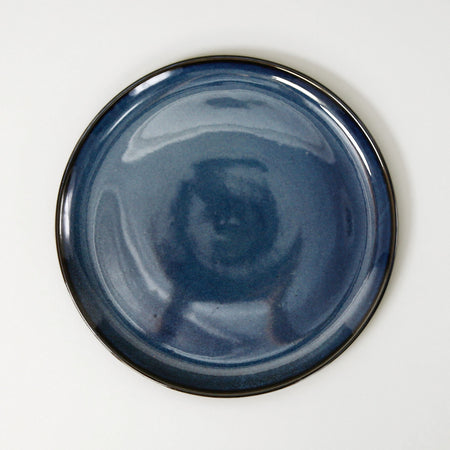 Edan Flat Dinner Plate / Indigo Blue